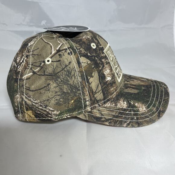 Built Ford Tough Camo Hat Baseball Realtree Camouflage Orange Adjustable - New - Picture 3 of 8